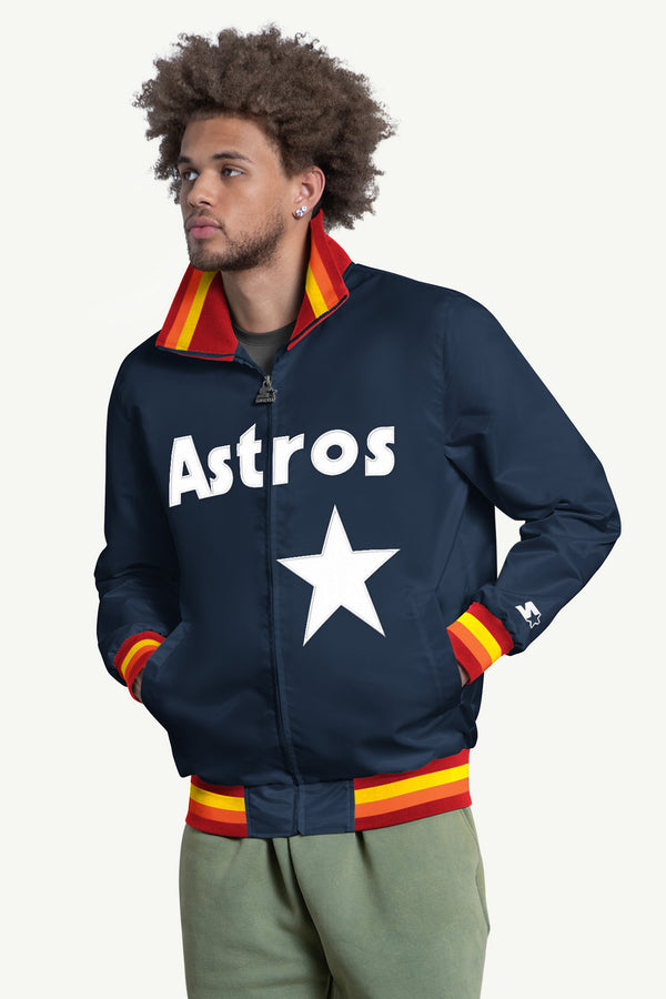 starter MENS HOUSTON ASTROS CAPTAIN VARSITY JACKET