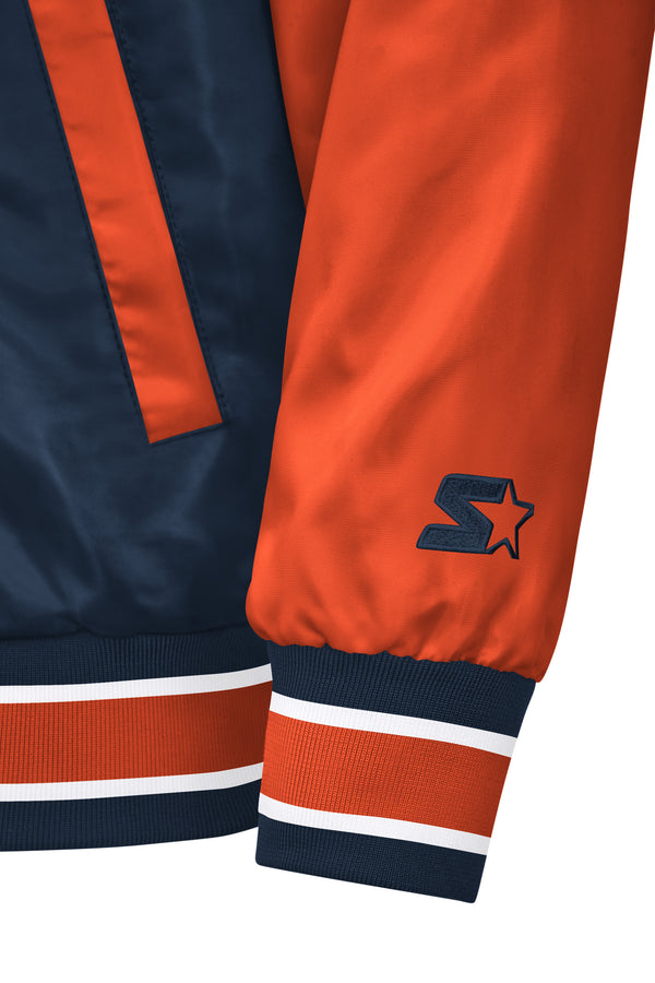 Starter MENS HOUSTON ASTROS SATIN VARSITY JACKET