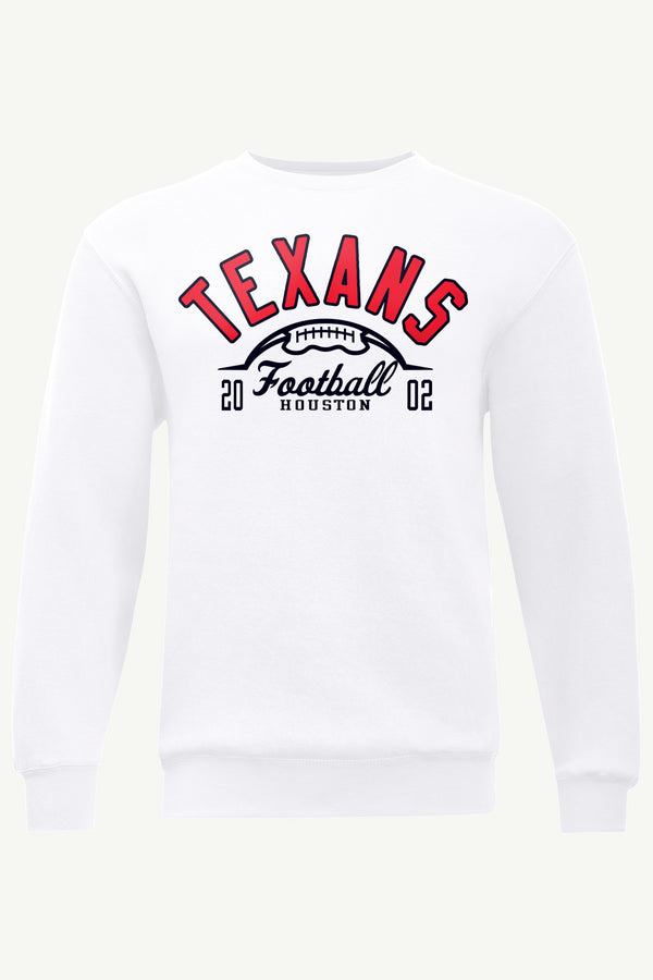starter MENS HOUSTON TEXANS HALF BALL SWEATSHIRT