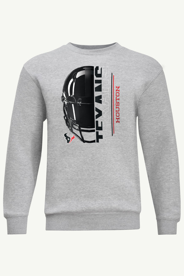 starter MENS HOUSTON TEXANS HALF HELMET SWEATSHIRT