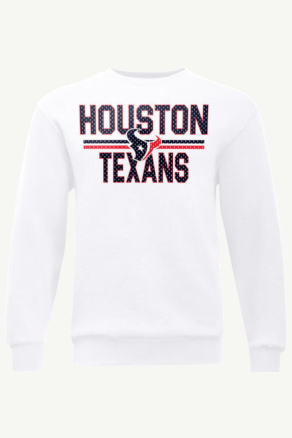 starter MENS HOUSTON TEXANS MESH LOOK SWEATSHIRT