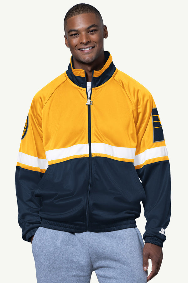 starter MENS INDIANA PACERS VETERAN TRACK JACKET