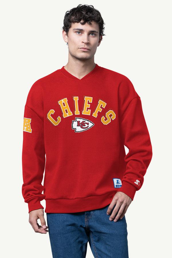 starter MENS KANSAS CITY CHIEFS PIQUE PULLOVER