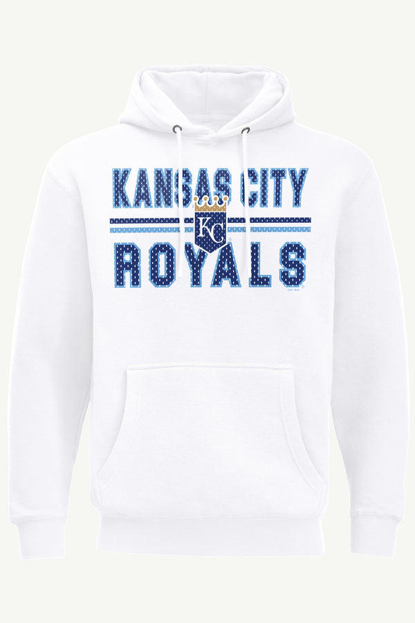 starter MENS KANSAS CITY ROYALS MESH LOOK HOODIE