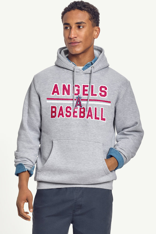 Starter MENS LOS ANGELES ANGELS MESH LOOK HOODIE