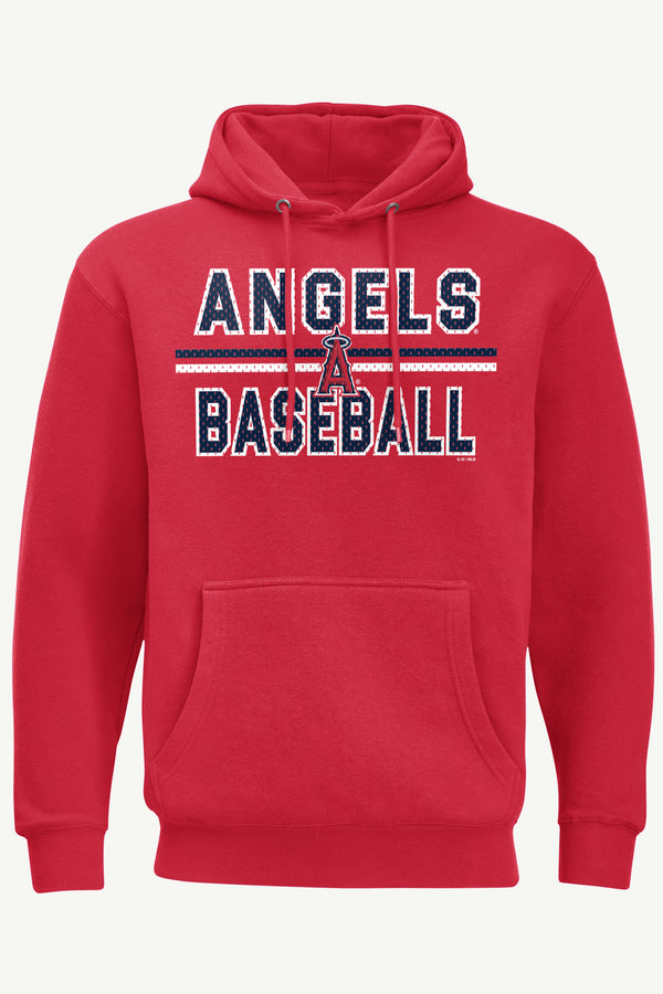 starter MENS LOS ANGELES ANGELS MESH LOOK HOODIE