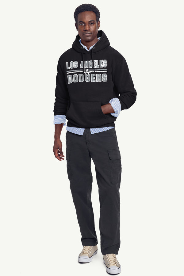 Starter MENS LOS ANGELES DODGERS MESH LOOK HOODIE
