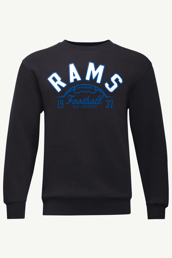 starter MENS LOS ANGELES RAMS HALF BALL SWEATSHIRT