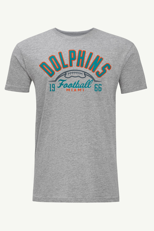 starter MENS MIAMI DOLPHINS HALF BALL T SHIRT