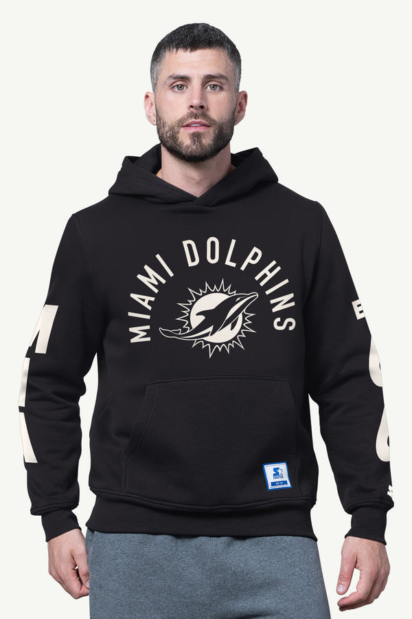 starter MENS MIAMI DOLPHINS HANDOFF FLEECE HOODIE