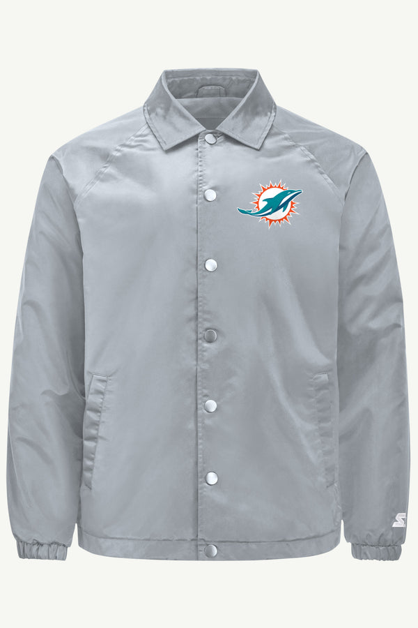 starter MENS MIAMI DOLPHINS RETRO COACHES JACKET
