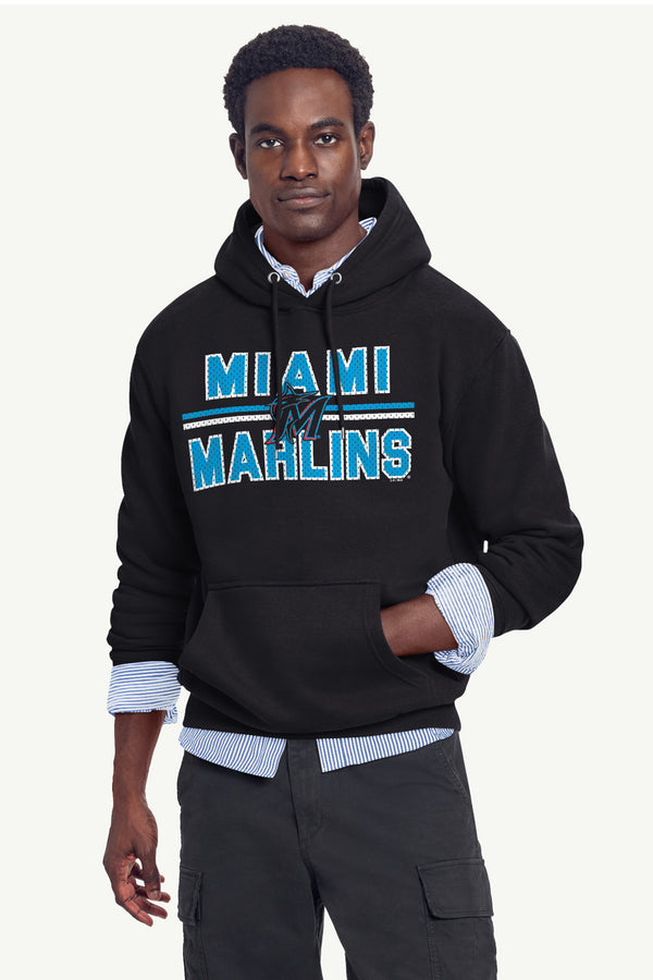 Starter MENS MIAMI MARLINS MESH LOOK HOODIE
