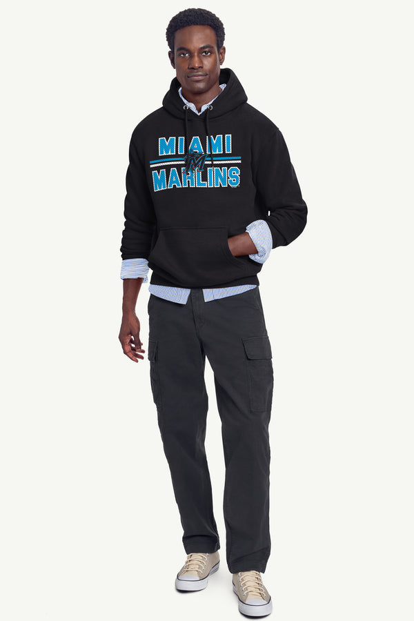 Starter MENS MIAMI MARLINS MESH LOOK HOODIE