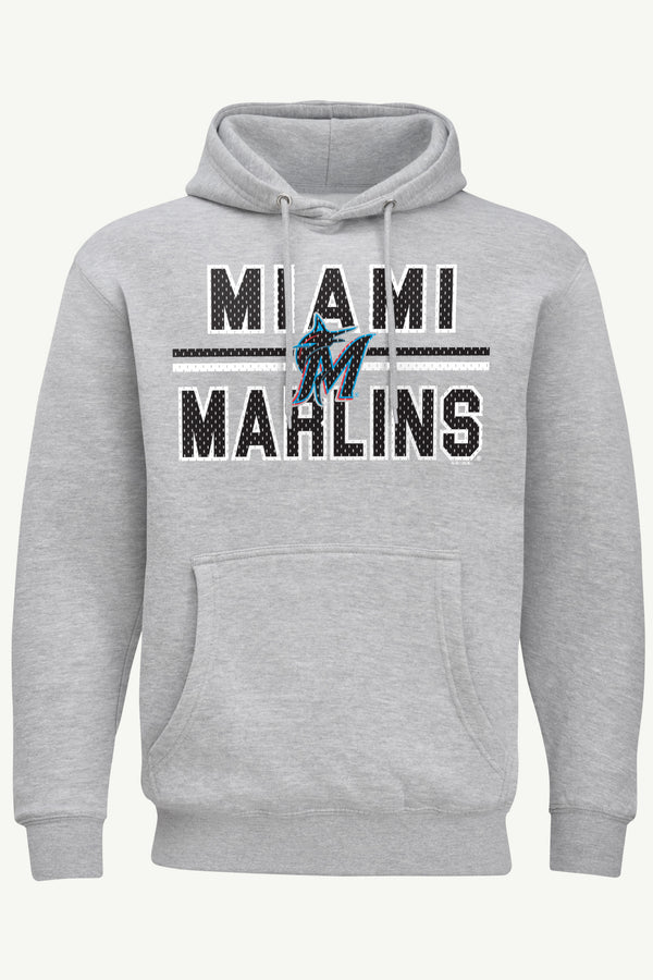 starter MENS MIAMI MARLINS MESH LOOK HOODIE