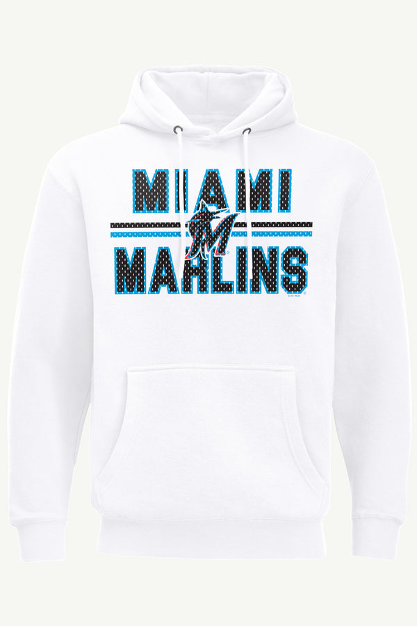 starter MENS MIAMI MARLINS MESH LOOK HOODIE