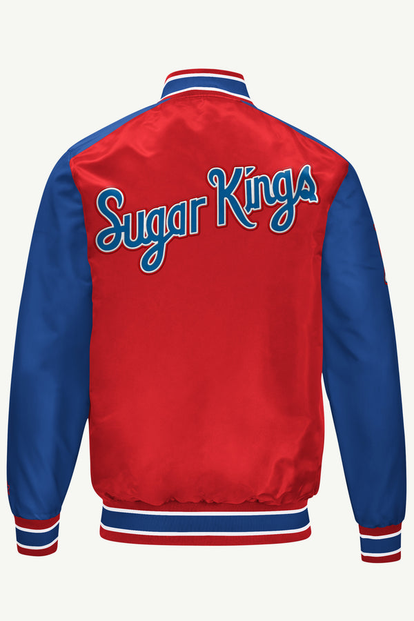 Starter MENS MIAMI MARLINS SATIN VARSITY JACKET