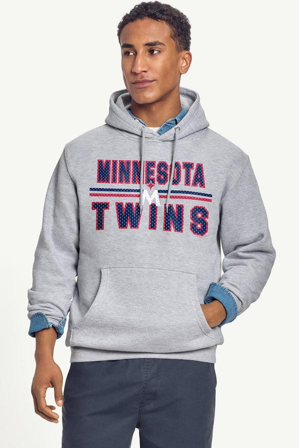 Starter MENS MINNESOTA TWINS MESH LOOK HOODIE