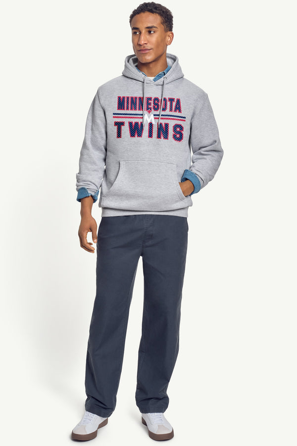 Starter MENS MINNESOTA TWINS MESH LOOK HOODIE