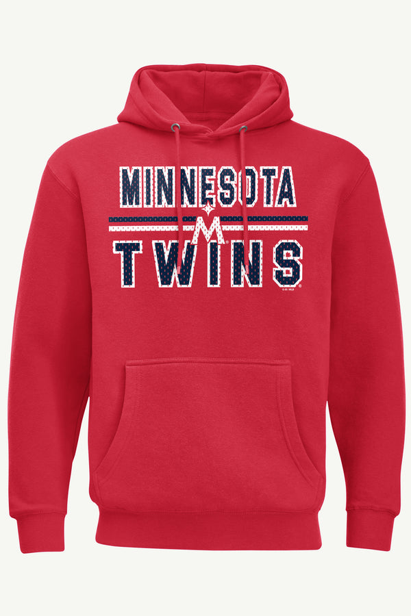 starter MENS MINNESOTA TWINS MESH LOOK HOODIE