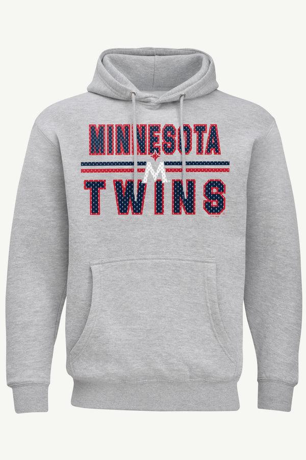 starter MENS MINNESOTA TWINS MESH LOOK HOODIE