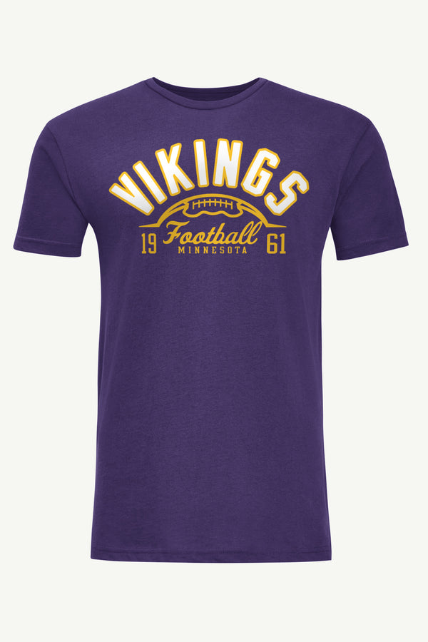 starter MENS MINNESOTA VIKINGS HALF BALL T SHIRT