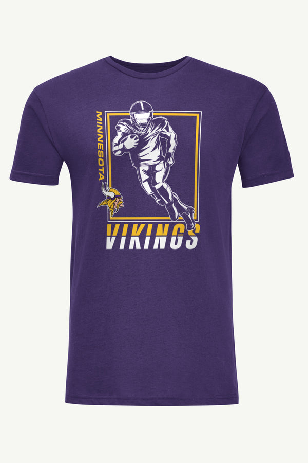 starter MENS MINNESOTA VIKINGS PLAYER GRID T SHIRT