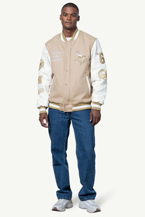 Starter MENS MINNESOTA VIKINGS VARSITY JACKET