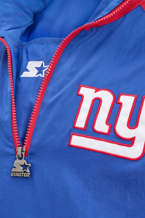 Starter MENS NEW YORK GIANTS QUARTER ZIP JACKET