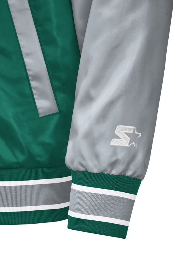 Starter MENS NEW YORK JETS SATIN VARSITY JACKET
