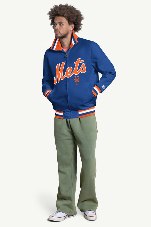 Starter MENS NEW YORK METS CAPTAIN VARSITY JACKET