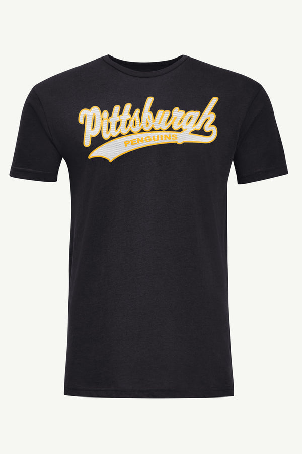 starter MENS PITTSBURGH PENGUINS TAILSWEEP T SHIRT