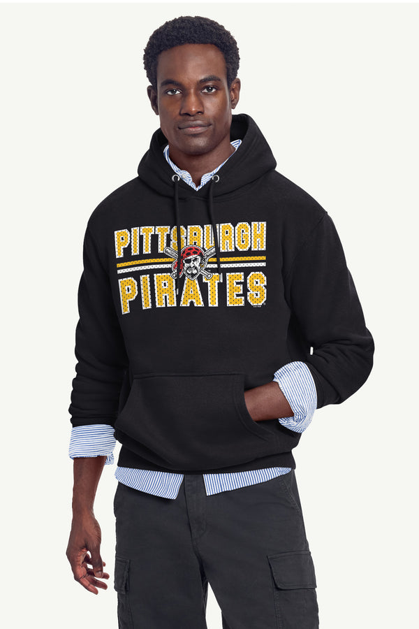 Starter MENS PITTSBURGH PIRATES MESH LOOK HOODIE