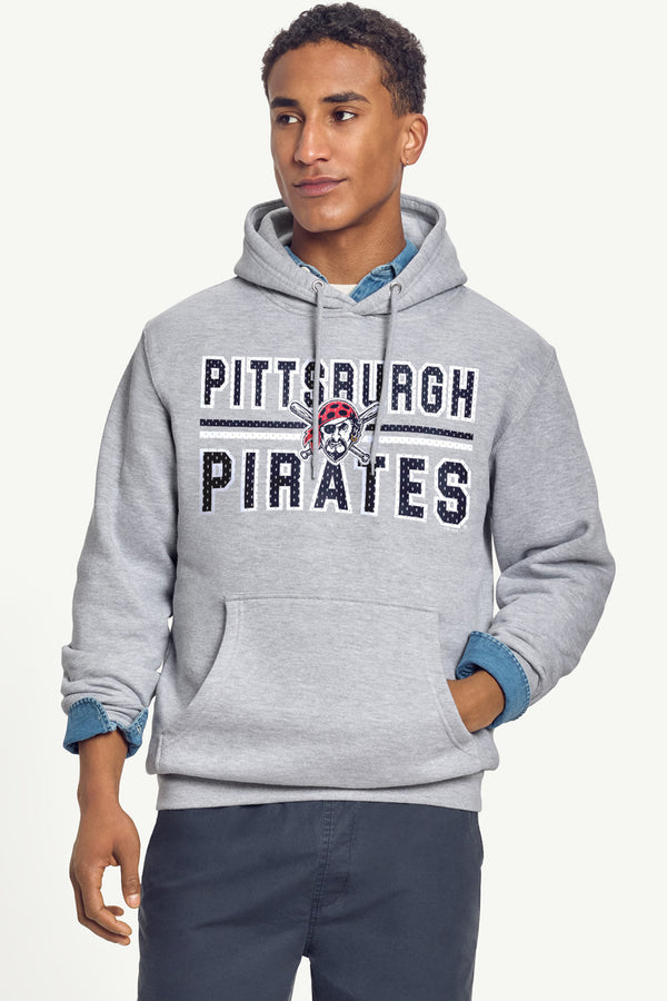 Starter MENS PITTSBURGH PIRATES MESH LOOK HOODIE