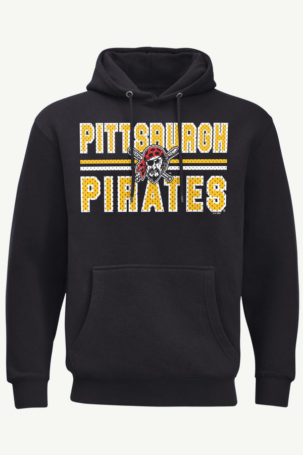 starter MENS PITTSBURGH PIRATES MESH LOOK HOODIE