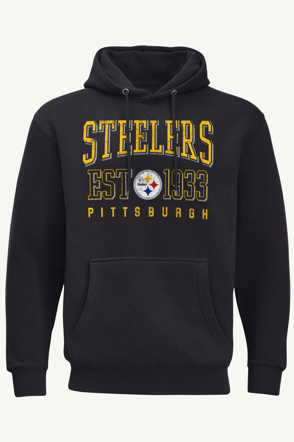 starter MENS PITTSBURGH STEELERS RETRO HOODIE