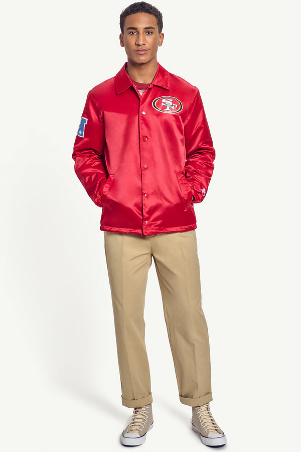 Starter MENS SAN FRANCISCO 49ERS COACHES JACKET