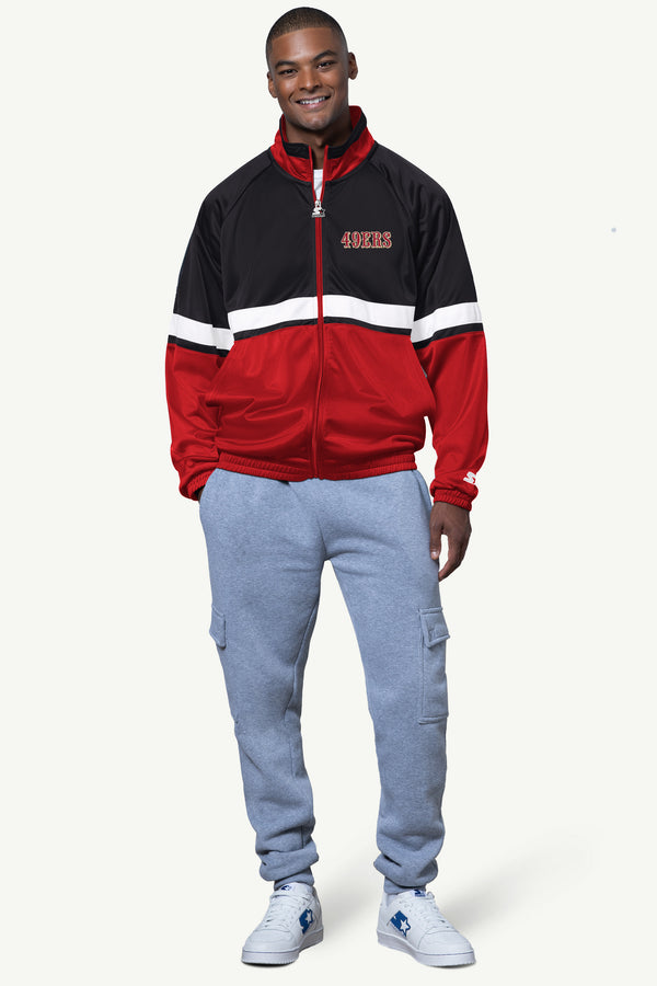 Starter MENS SAN FRANCISCO 49ERS TRACK JACKET