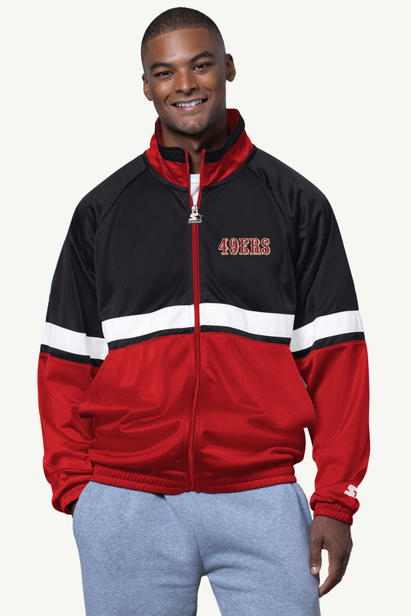 starter MENS SAN FRANCISCO 49ERS TRACK JACKET