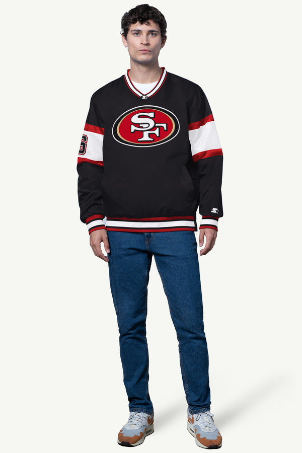 Starter MENS SAN FRANCISCO 49ERS V NECK PULLOVER