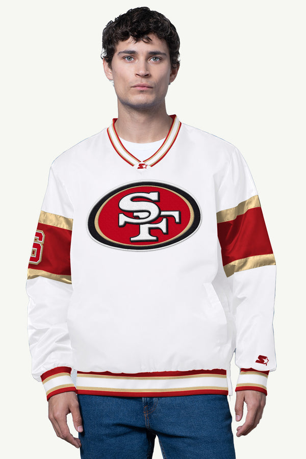 starter MENS SAN FRANCISCO 49ERS V NECK PULLOVER