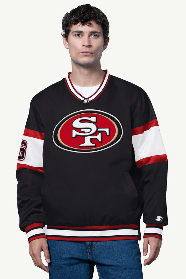 starter MENS SAN FRANCISCO 49ERS V NECK PULLOVER