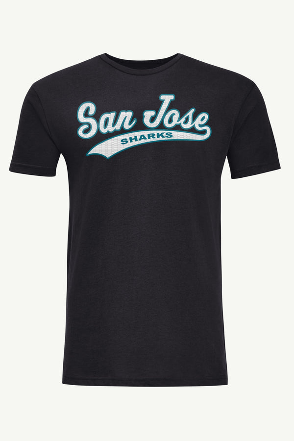 starter MENS SAN JOSE SHARKS TAILSWEEP T SHIRT