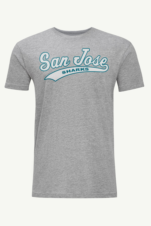 starter MENS SAN JOSE SHARKS TAILSWEEP T SHIRT