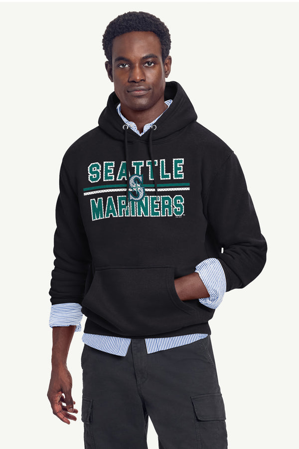 Starter MENS SEATTLE MARINERS MESH LOOK HOODIE