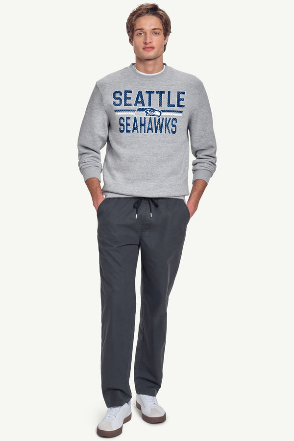 Starter MENS SEATTLE SEAHAWKS MESH LOOK SWEATSHIRT