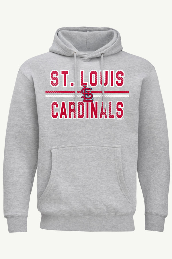 starter MENS ST LOUIS CARDINALS MESH LOOK HOODIE