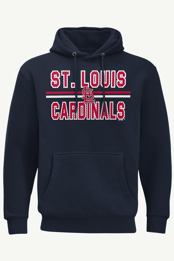 starter MENS ST LOUIS CARDINALS MESH LOOK HOODIE