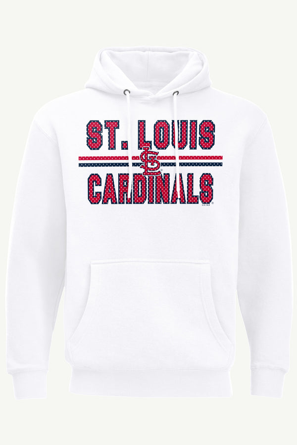 starter MENS ST LOUIS CARDINALS MESH LOOK HOODIE