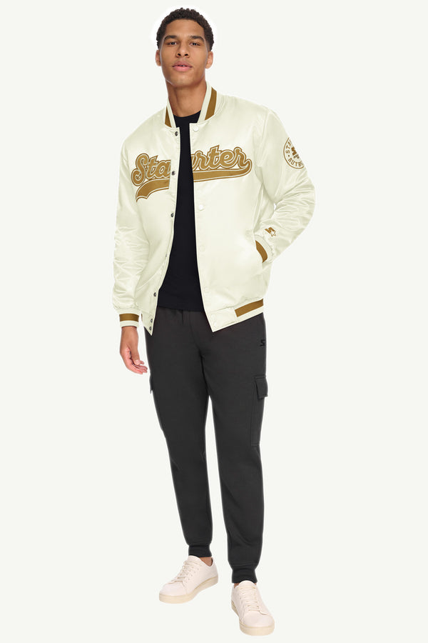 Starter MENS STARTER VARSITY BOMBER JACKET