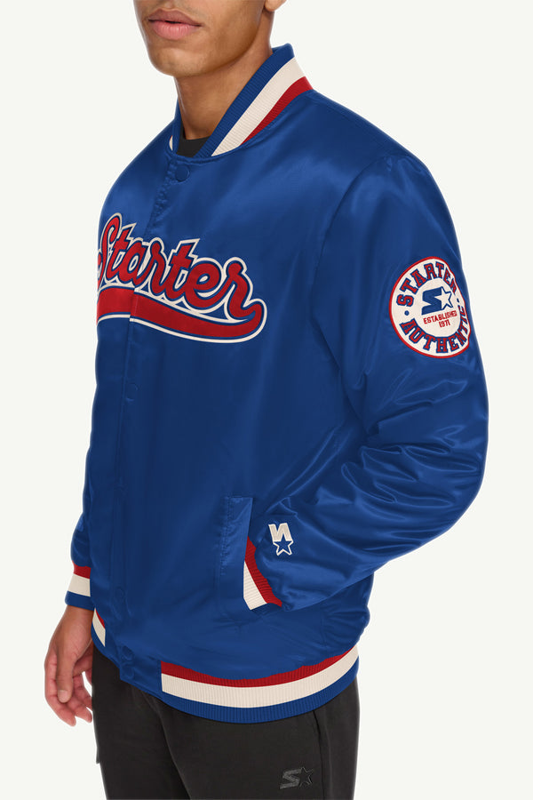 Starter MENS STARTER VARSITY BOMBER JACKET